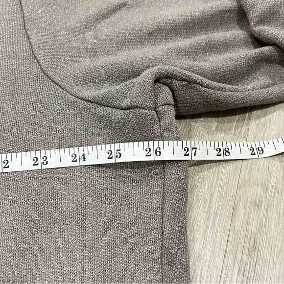 Columbia Taupe Quarter Half Zip Fleece Lined Sweater Pullover - XL - Picture 8 of 9